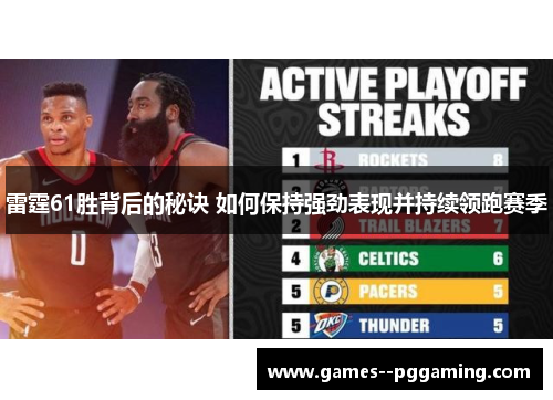 雷霆61胜背后的秘诀 如何保持强劲表现并持续领跑赛季